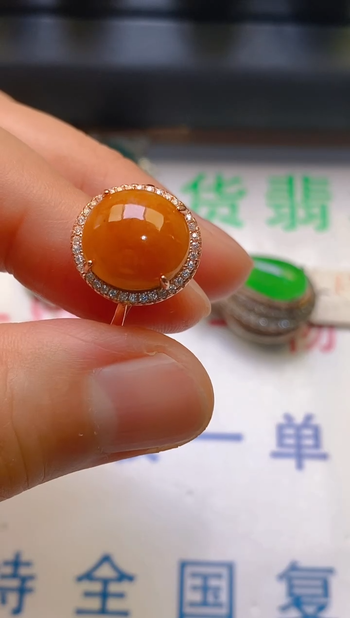 【闪购商品】翡翠耳饰银S925镶嵌天然A货翡翠1