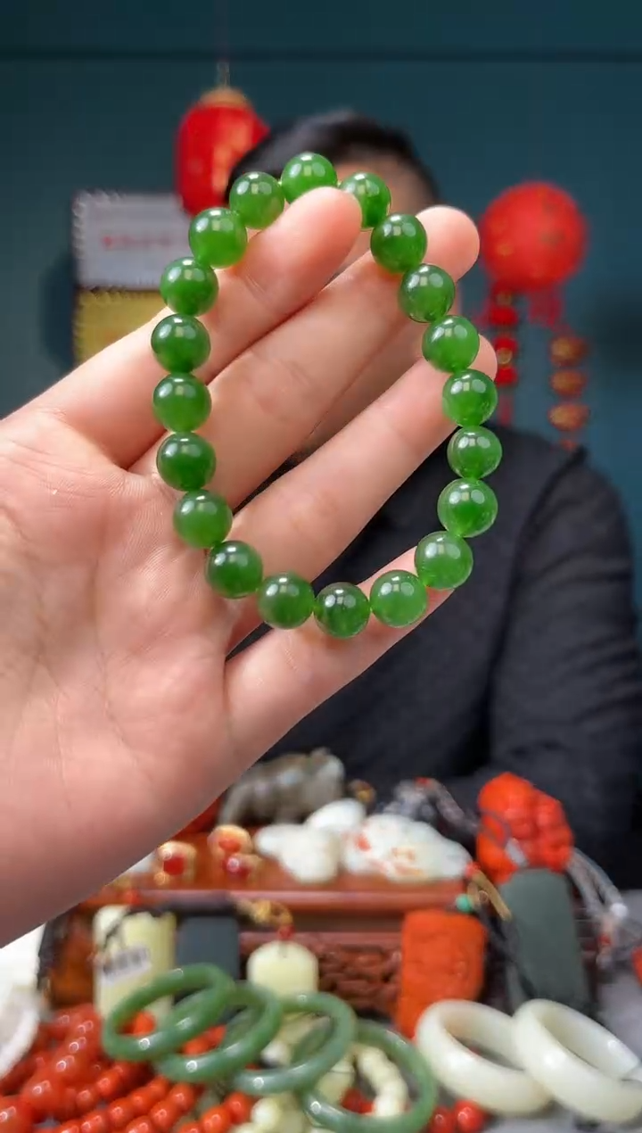 【闪购商品】和田玉颈饰未镶嵌手串9+