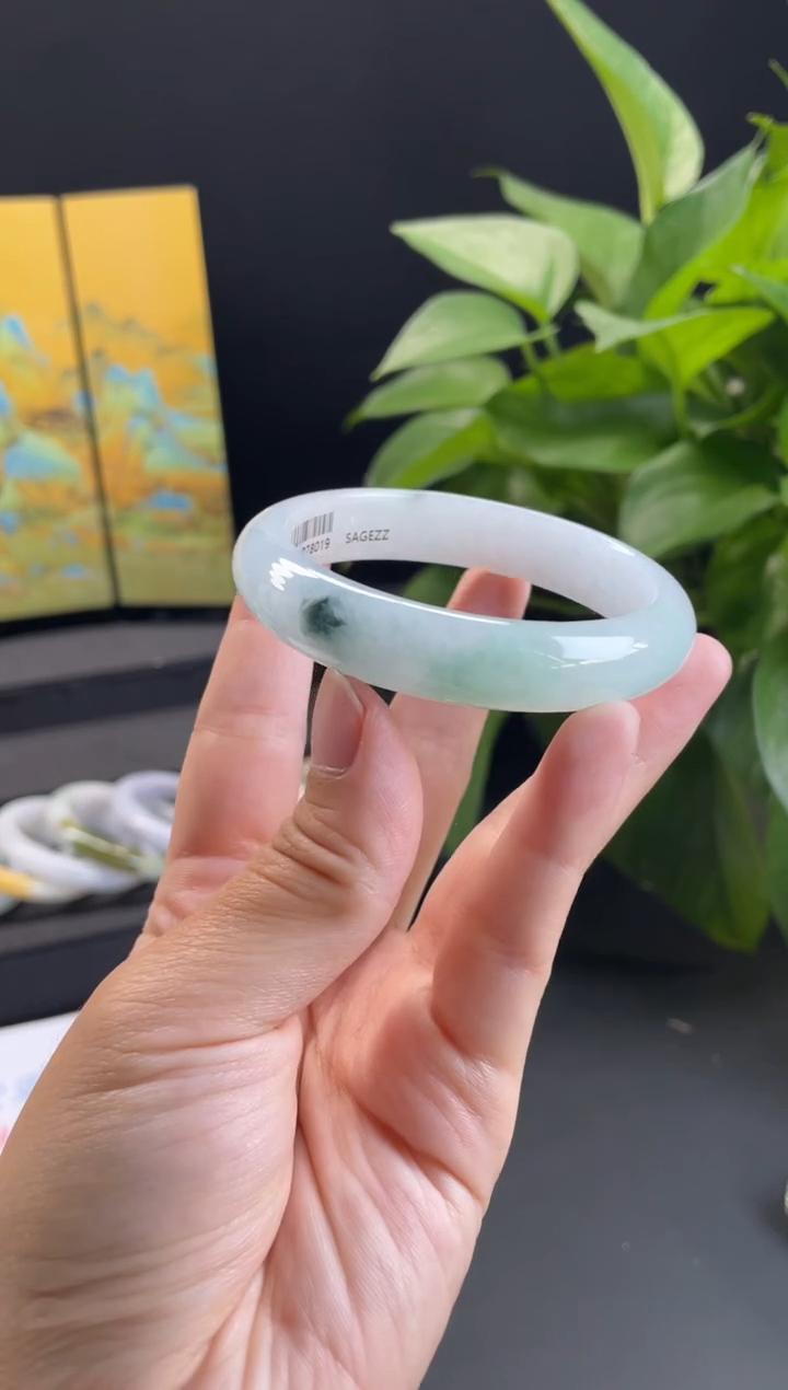 未镶嵌翡翠定制翡翠15#天然缅甸A货翡翠手镯55-56圈口