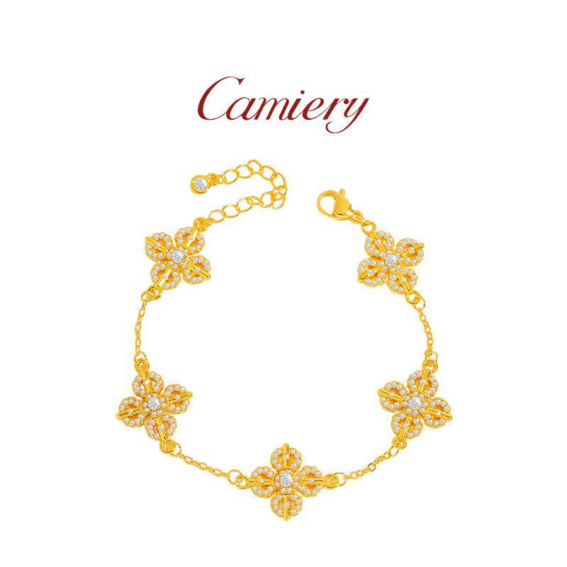 CAMIERY/卡美瑞 精致时尚十字金刚杵手链百搭款