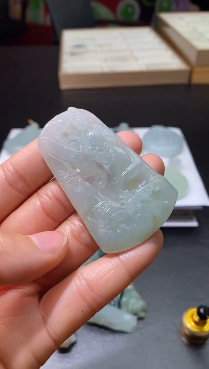 【闪购商品】定制翡翠未镶嵌翡翠毛货~多样性发货一个