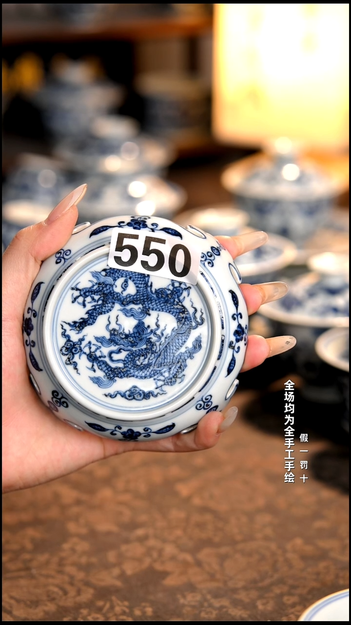 景德镇全手工手绘柴窑茶器福利