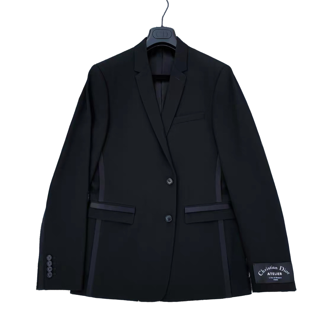 未使用 DIOR/迪奥 袖口Logo 印花走秀款单西外套43584