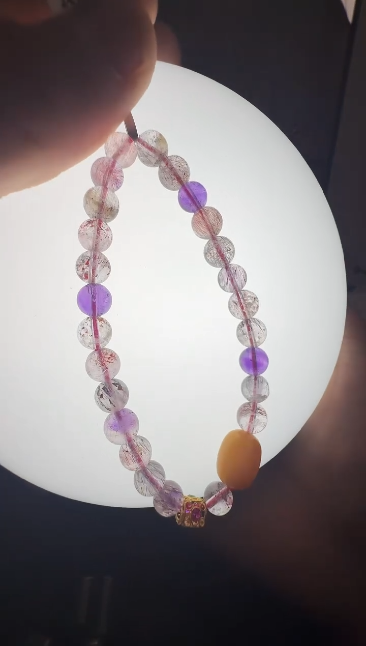 未镶嵌手链水晶村0049 约6mm