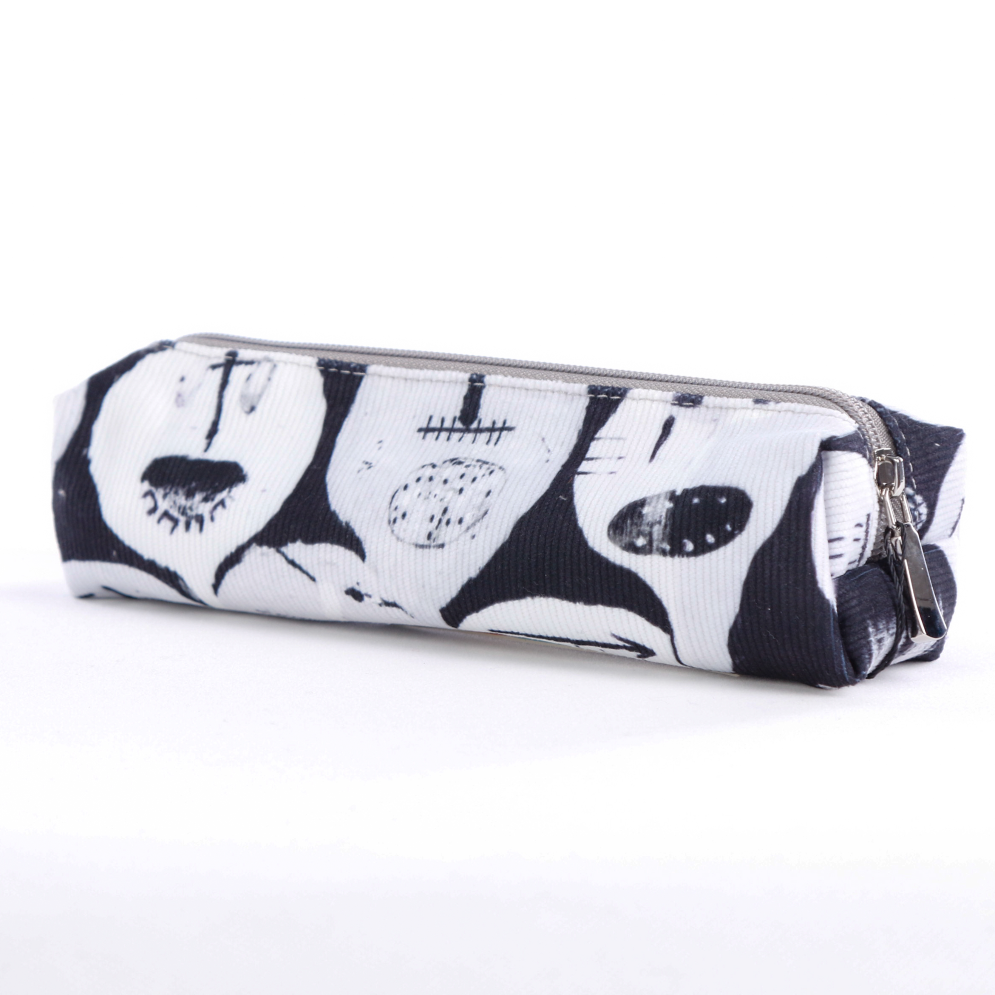 无则艺原创学生收纳包办公笔袋包黑百相零钱包拉链双层