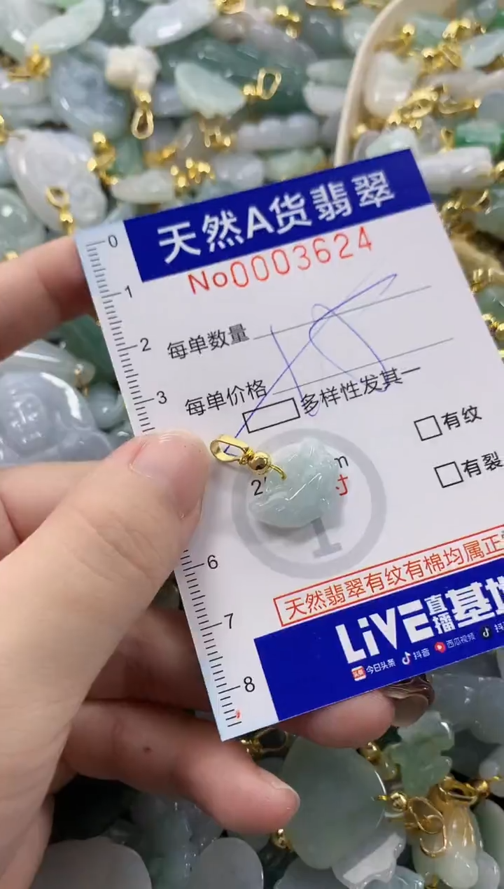 颈饰未镶嵌翡翠天然A货翡翠
