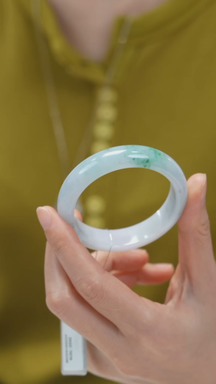 未镶嵌手镯翡翠D玉镯3338