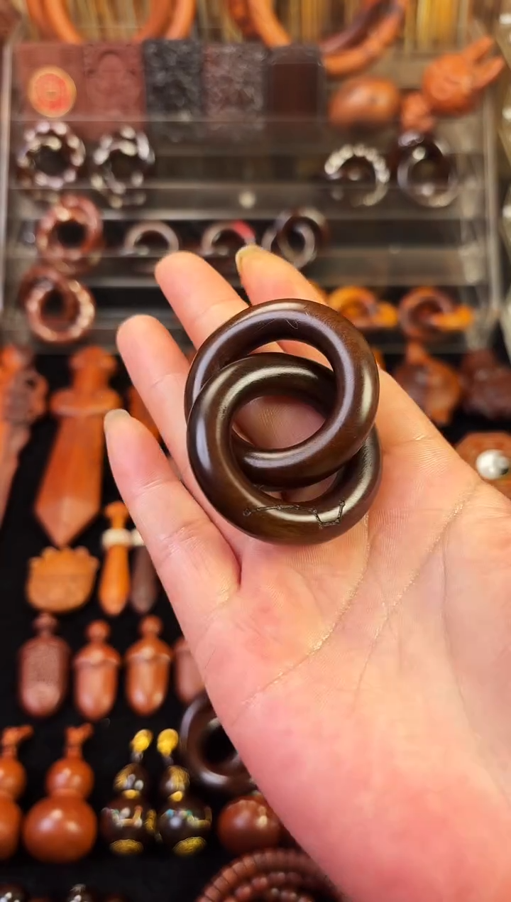 雷枣木玉化乾坤圈2.5