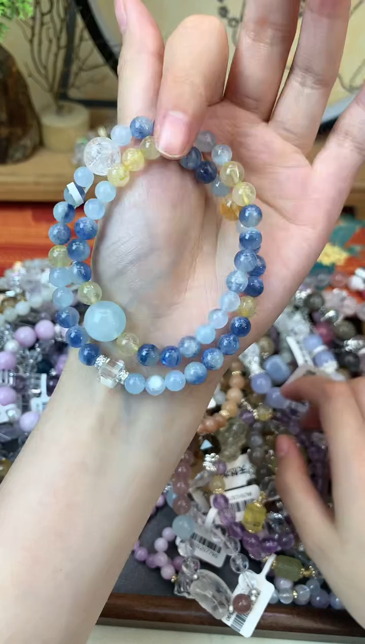 【闪购商品】蓝晶石手串未镶嵌163