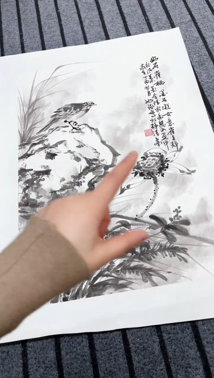 精品国画花鸟作品