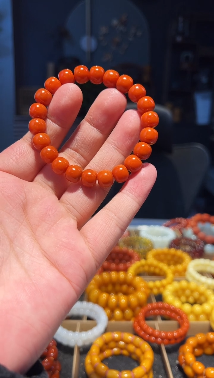 未镶嵌手串南红玛瑙10+