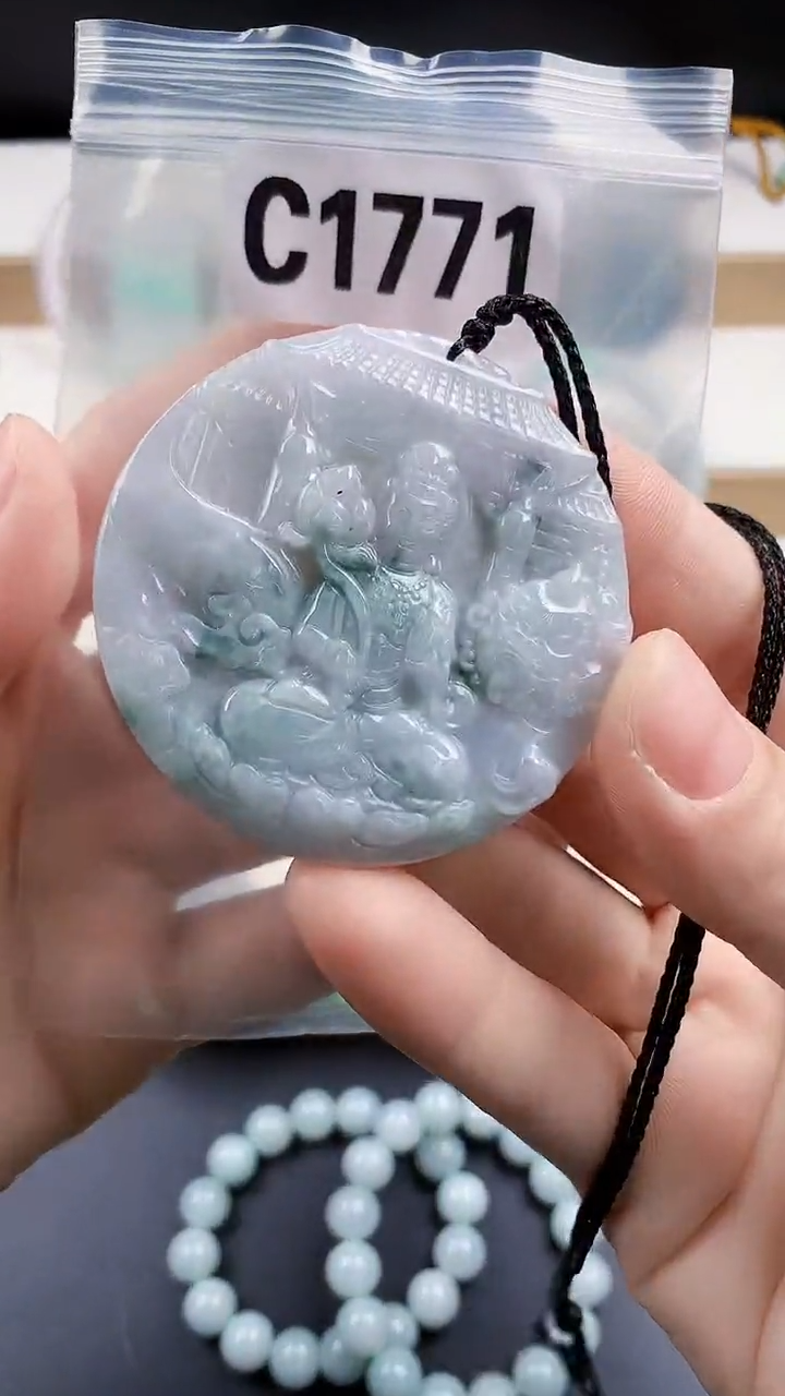 颈饰未镶嵌翡翠天然翡翠吊坠挂件