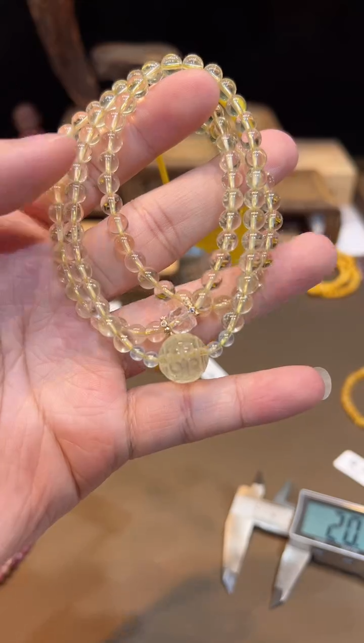 水晶手链未镶嵌手饰@@E6885