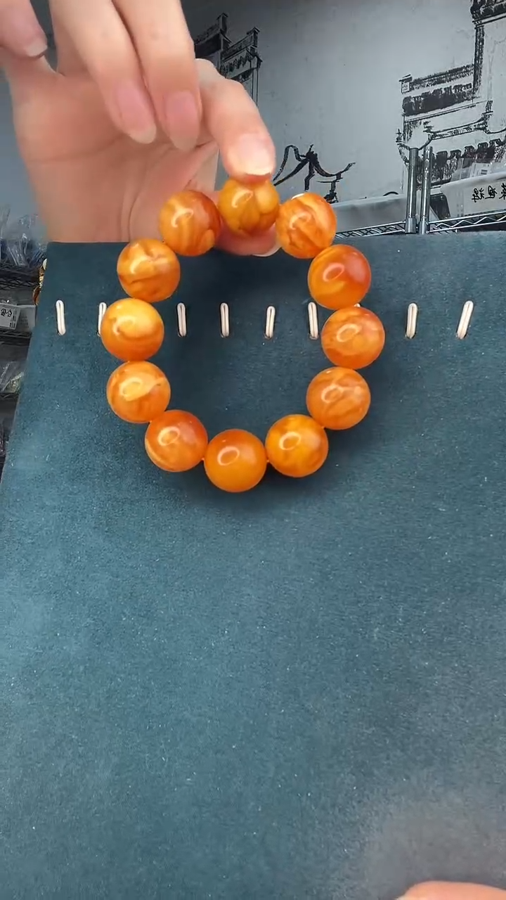 裸石琥珀未镶嵌瑞*19MM天然蜜蜡A3106