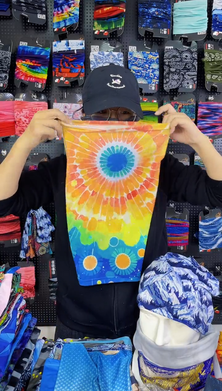 涤纶小*蜂孤品 百变魔术头巾 锦纶