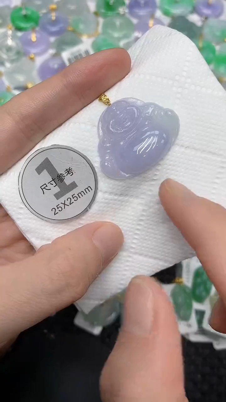 颈饰18K金镶嵌翡翠11111111