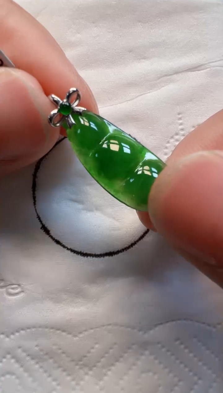 【闪购商品】定制翡翠18K金镶嵌980元