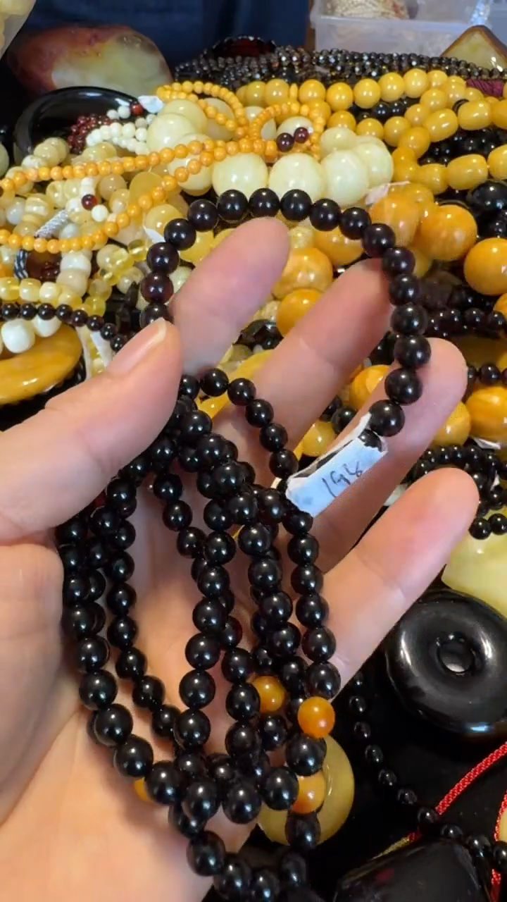 无非金属朝*手串+长串