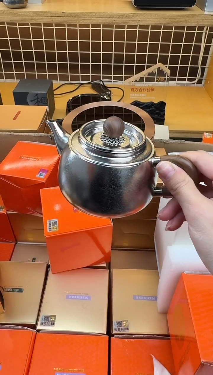 @@器钛纯钛茗和泡茶壶