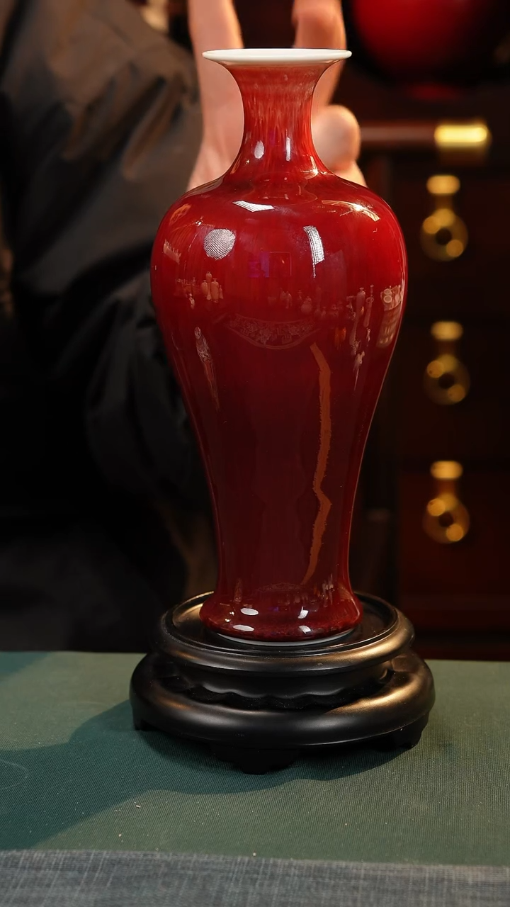 【闪购商品】摆件纯手工原创郎窑红