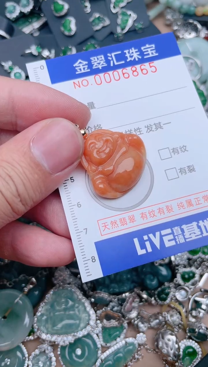 【闪购商品】翡翠颈饰未镶嵌6865....