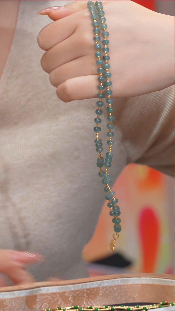 【闪购商品】翡翠项链未镶嵌多样性发@@P8438