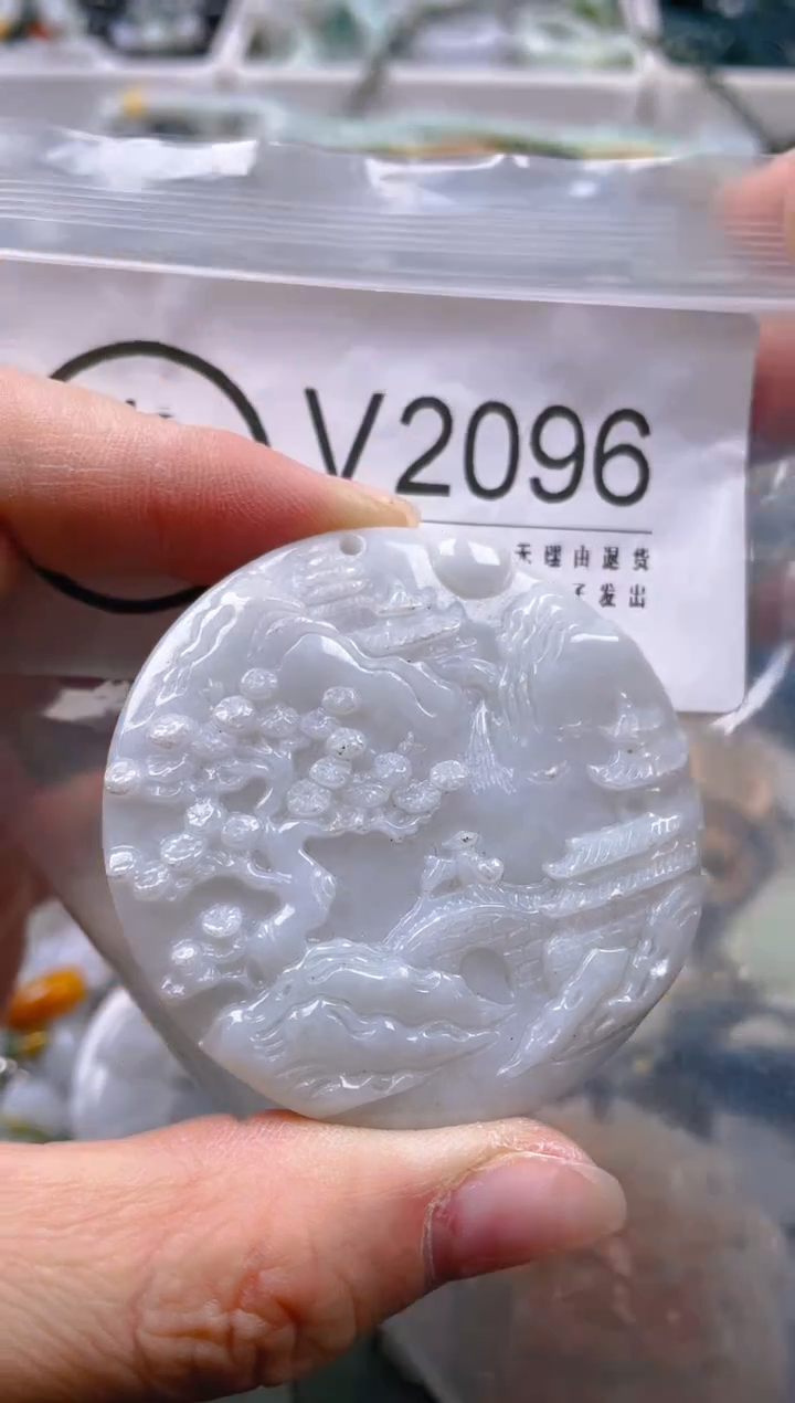 【闪购商品】翡翠颈饰未镶嵌/V/翡翠A货一图一物