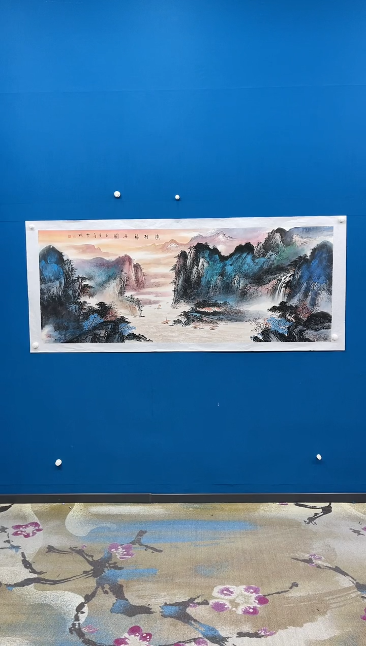 【闪购商品】国画张-荣宝原作原作雪景/无框/W带荣宝书