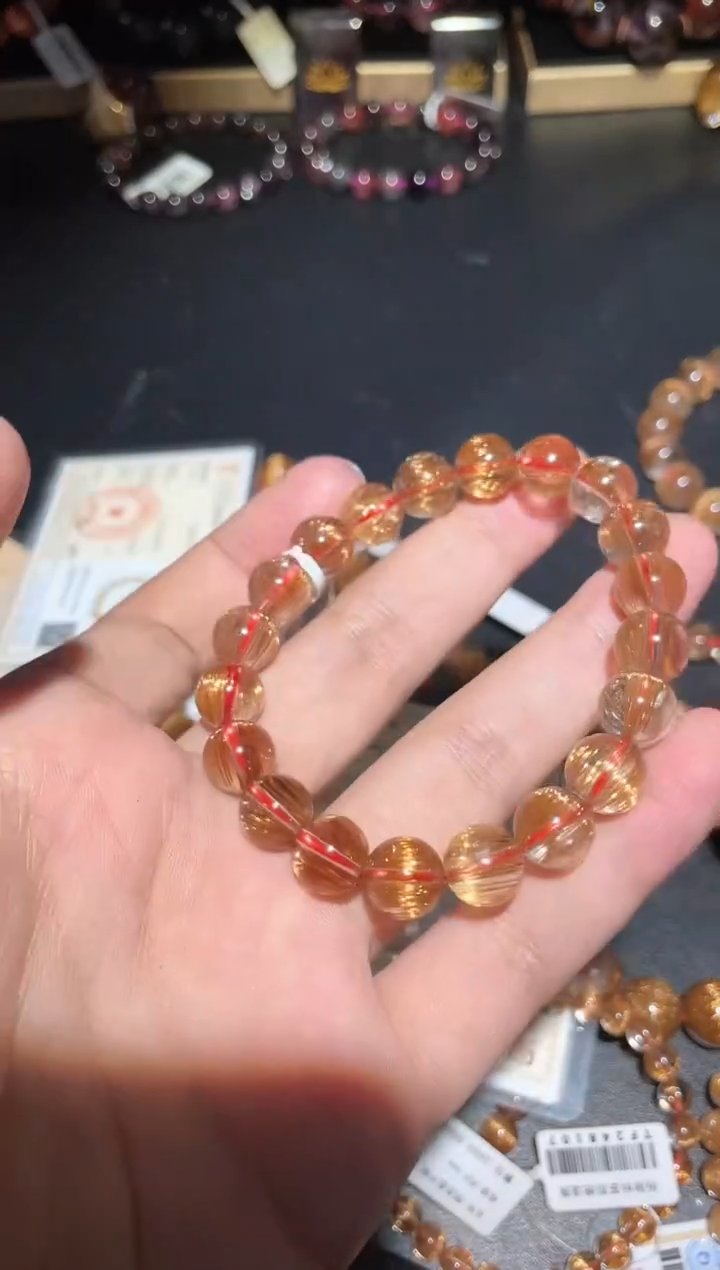 【闪购商品】水晶手链未镶嵌发晶单圈A10（多样性发其一）