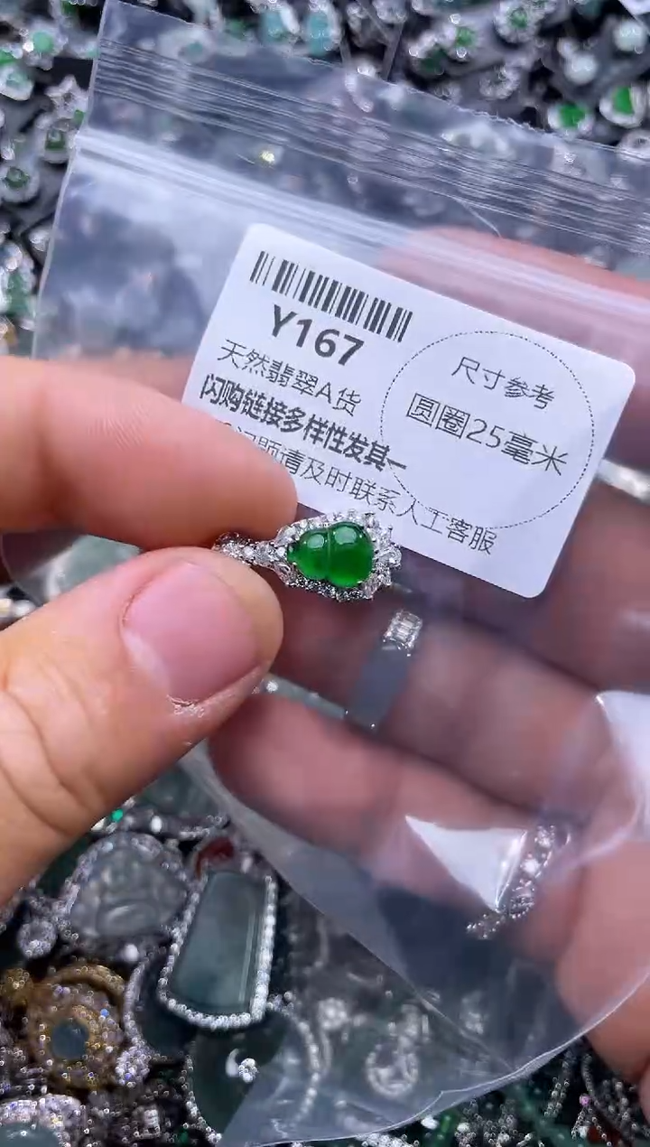 【闪购商品】翡翠颈饰未镶嵌Y167吊坠