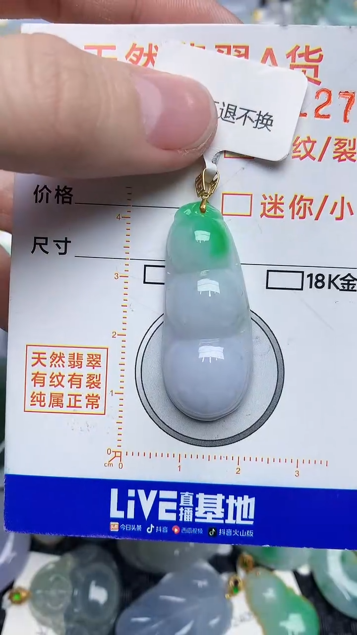 【闪购商品】翡翠颈饰18K金镶嵌45345345