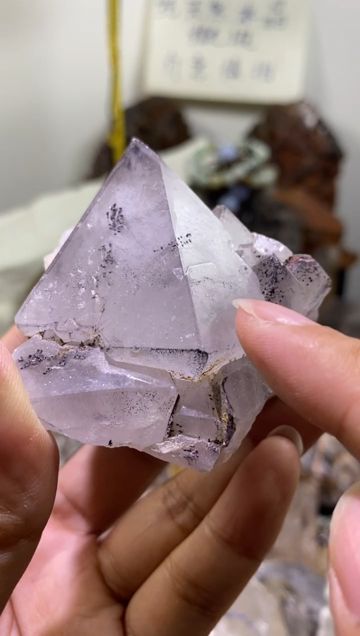 未镶嵌珠宝半成品水晶92号 139克素描超七花园水晶