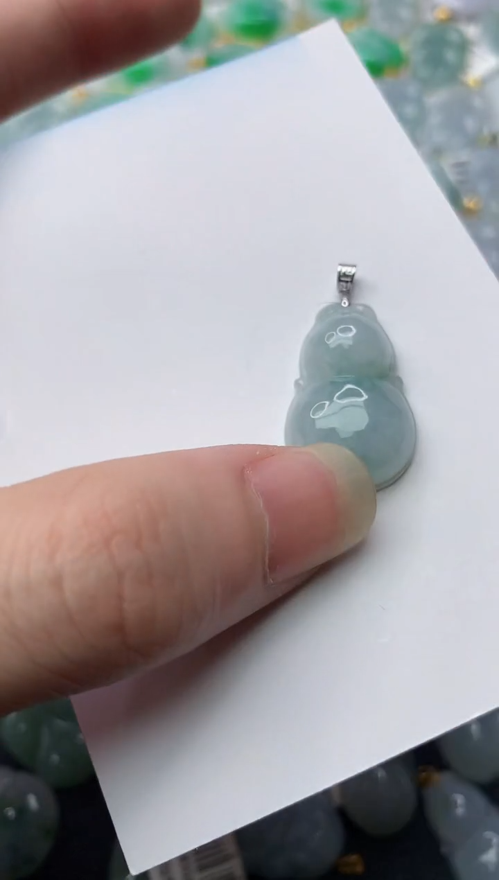 【闪购商品】翡翠颈饰18K金镶嵌34........