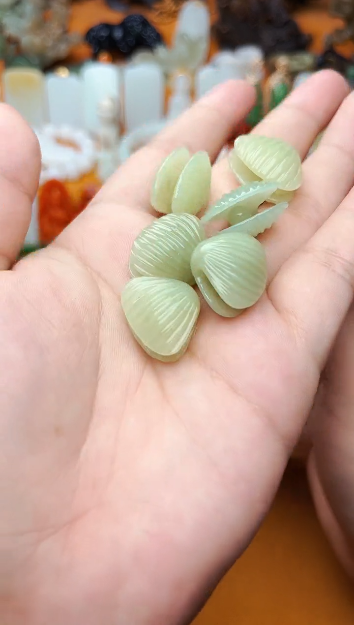 【闪购商品】和田玉颈饰未镶嵌扇贝多样性拍一发一