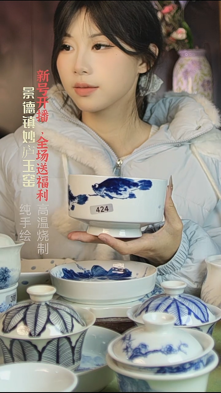 盘陶妙庐玉窑水洗424