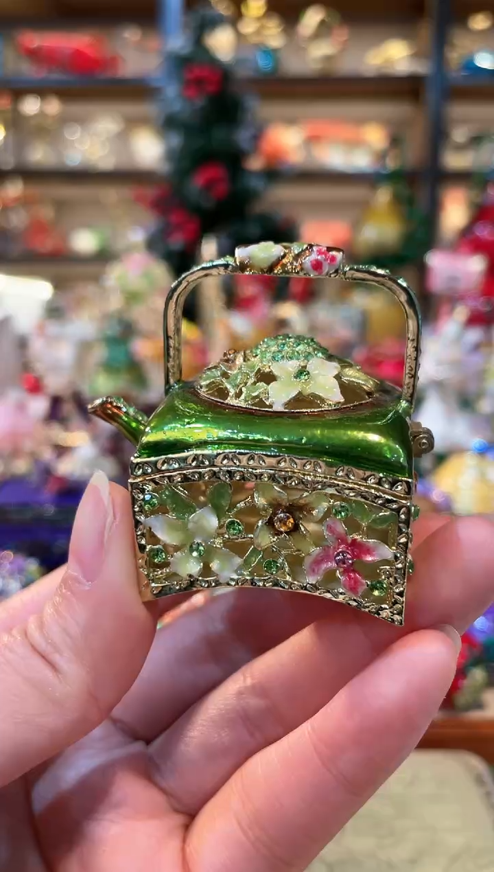 【闪购商品】 珐琅彩精致首饰盒