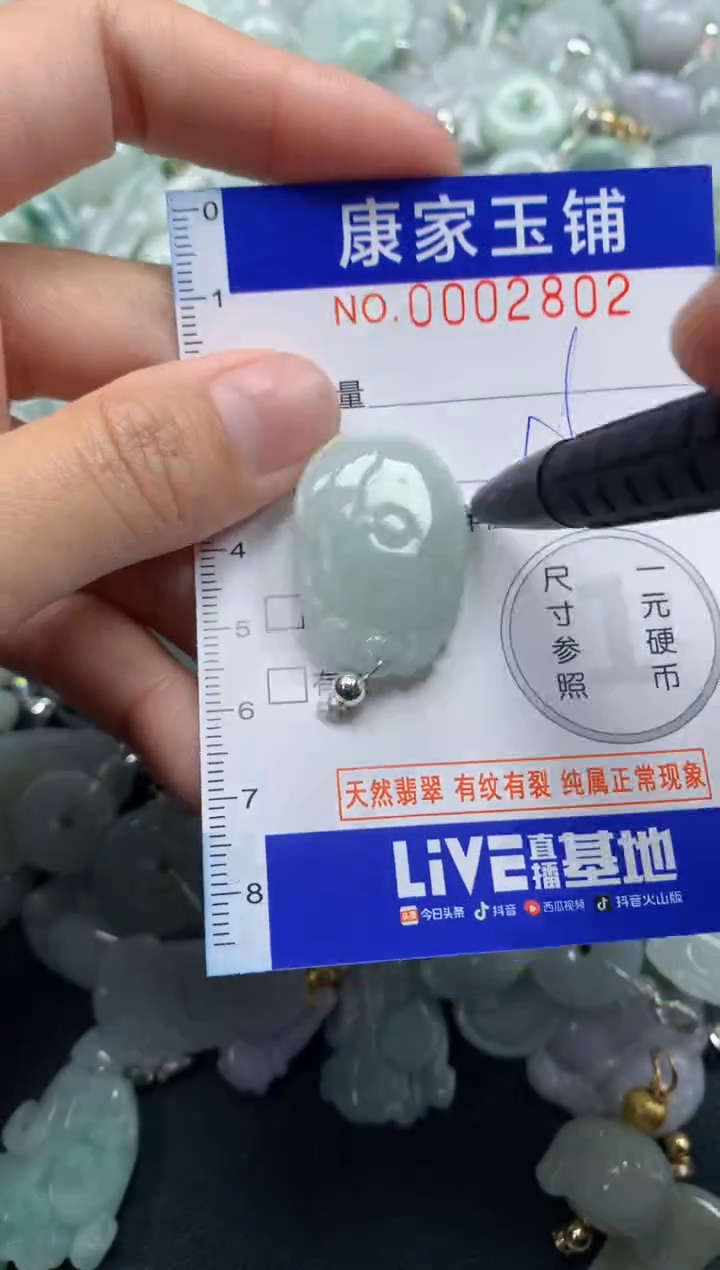 颈饰未镶嵌翡翠2802