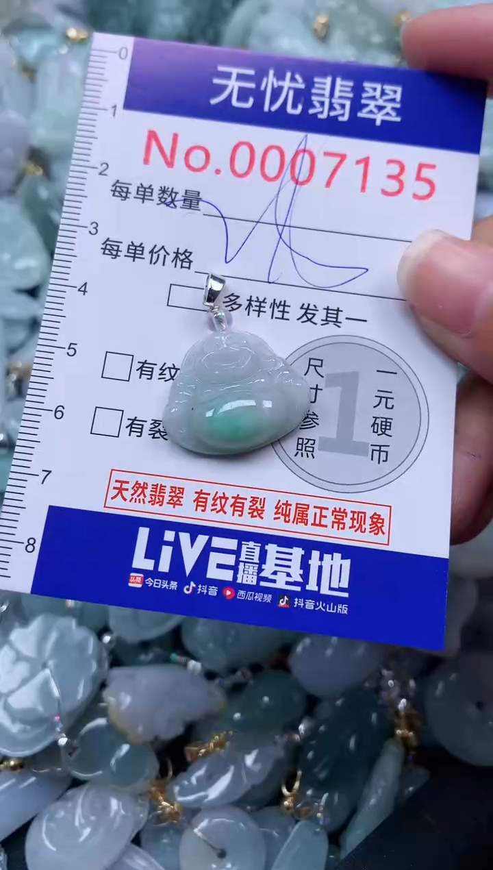 颈饰未镶嵌翡翠7135