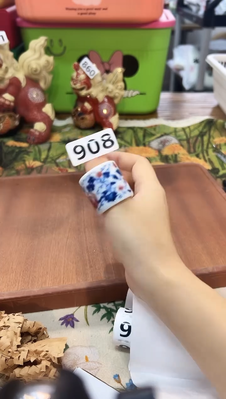 瓷片小丸子瑕疵孤品908