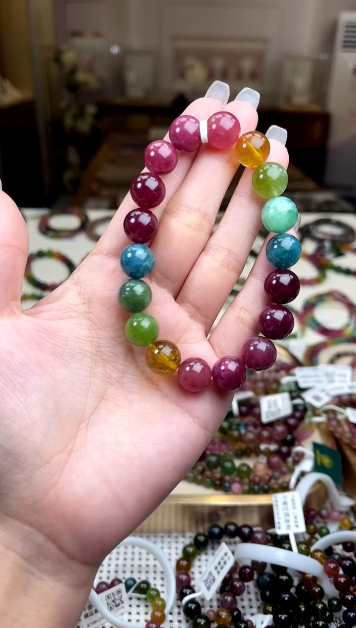 【闪购商品】碧玺/未镶嵌11mm+碧玺单圈多样性发货