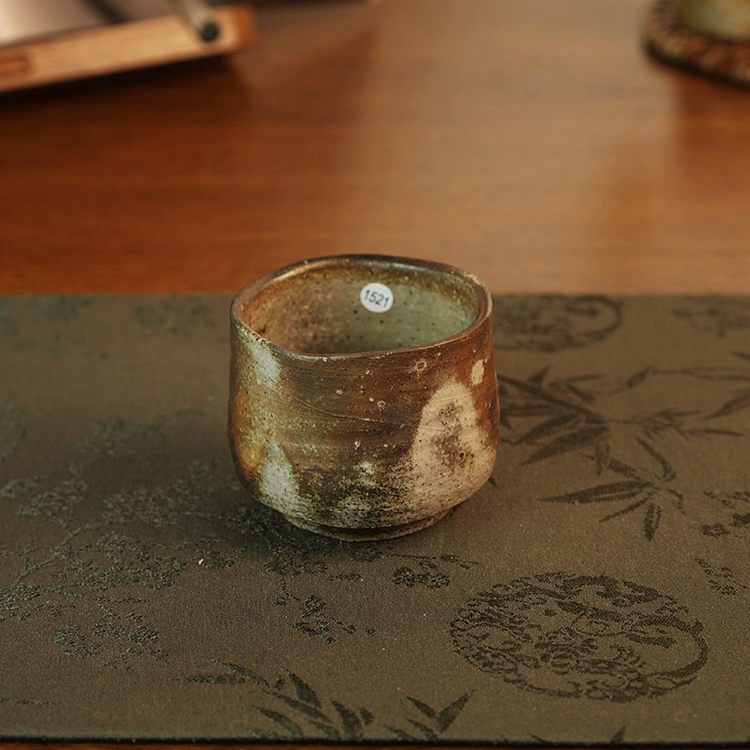 伊禾集物 日本备前烧手工匠人柴冈信义 茶杯 主人杯 1521#