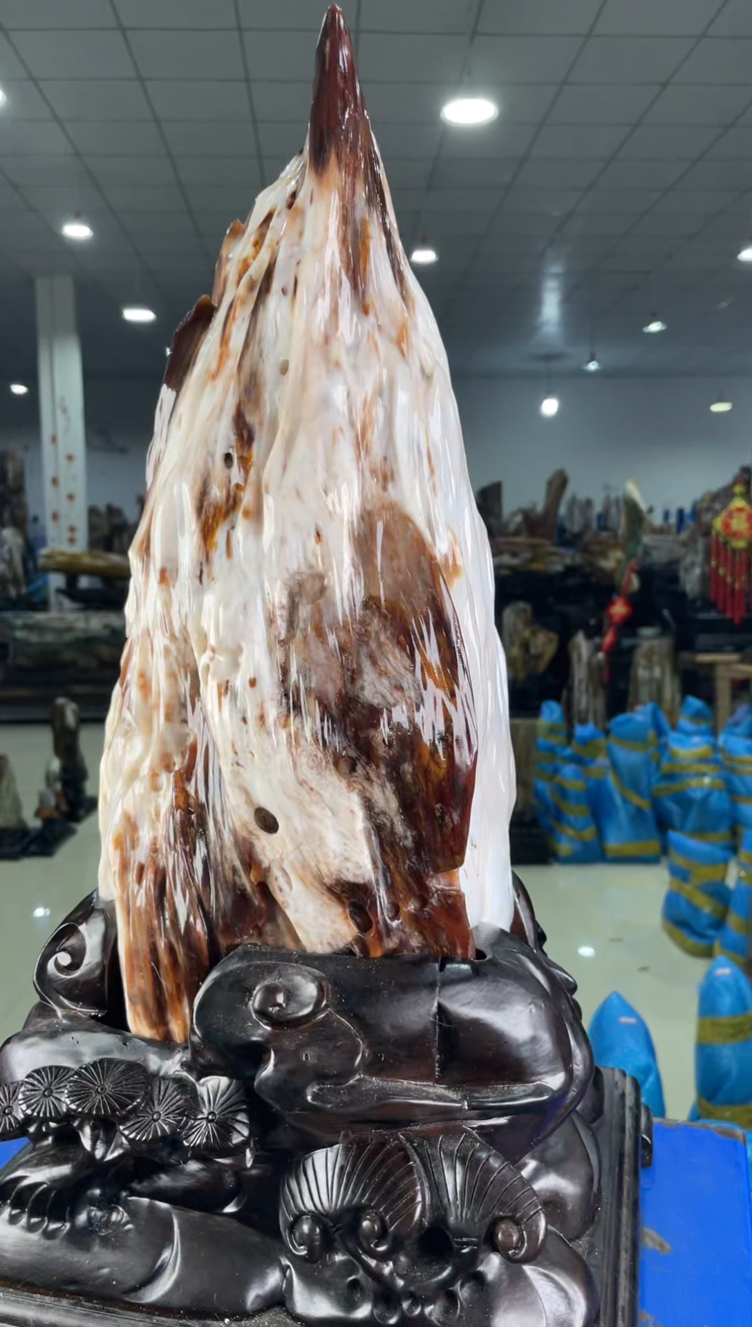 【闪购商品】硅化玉摆件未镶嵌50