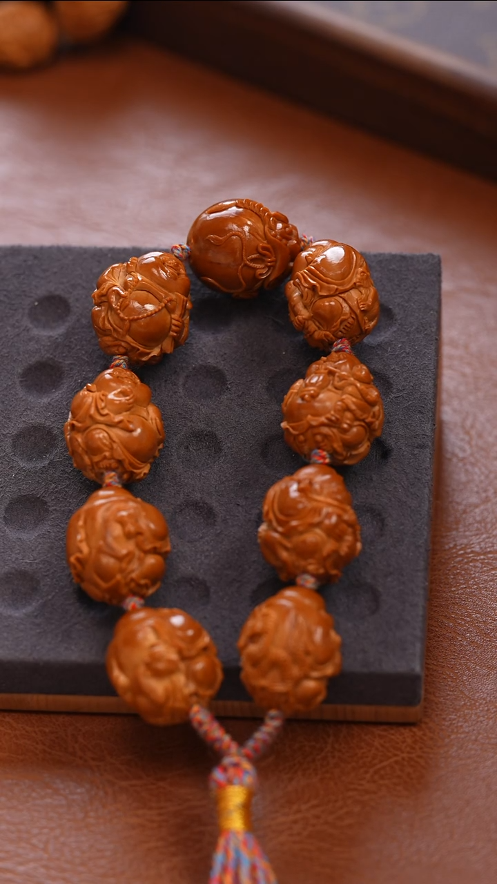 手串/手链橄榄核弥勒2.4   有花