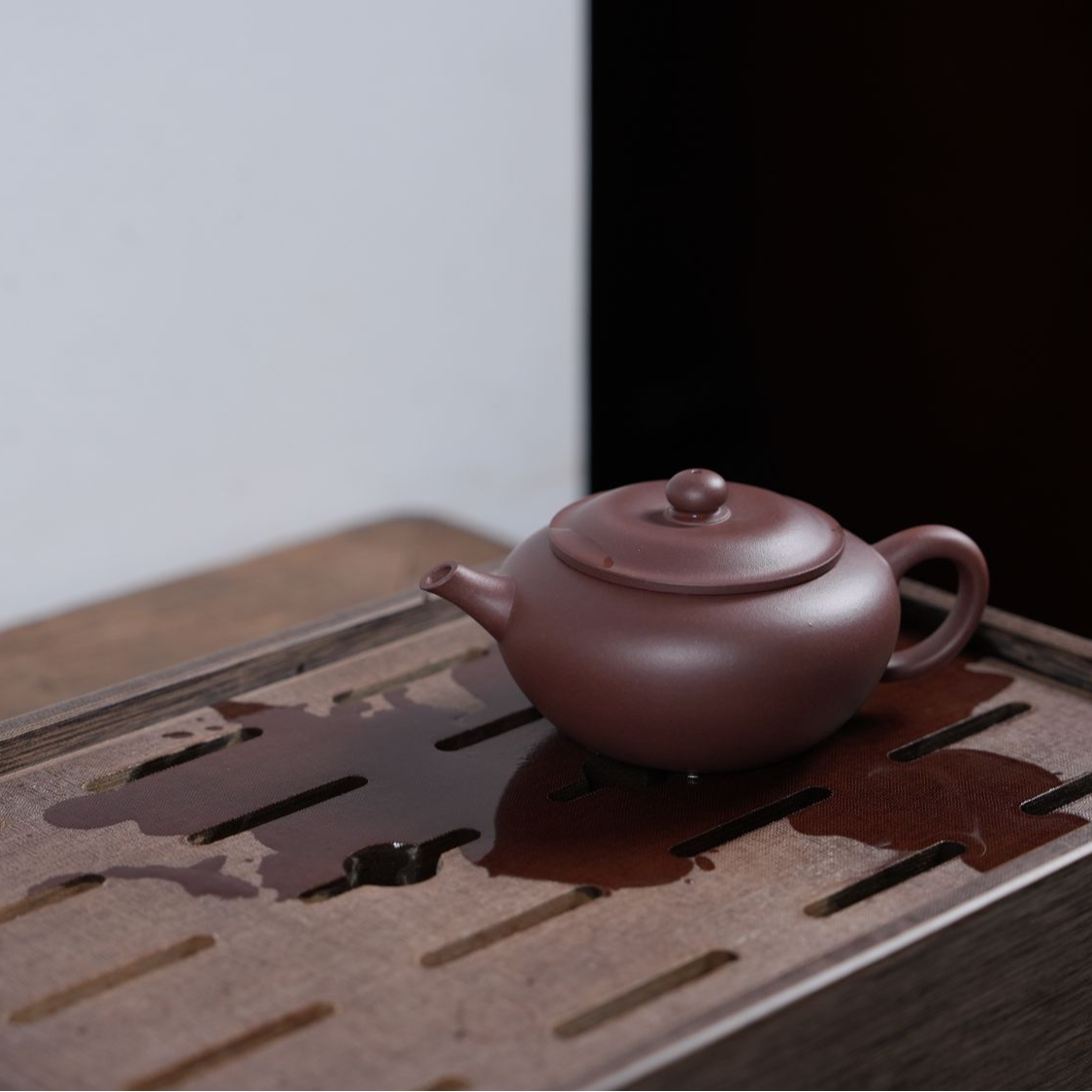 和园唐彬杰徒弟蔡瑶圆钵紫泥150cc紫砂壶