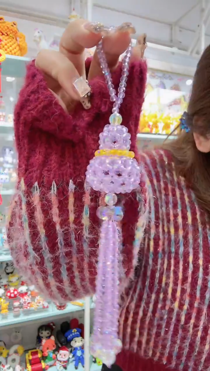 玻璃01028成品-葫芦紫色