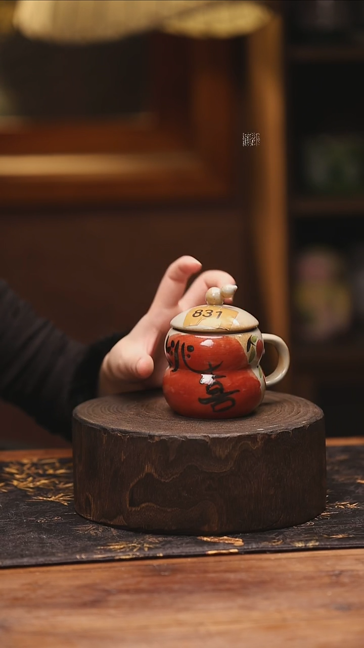 陶瓷景德镇高温釉下手绘陶瓷@L831@