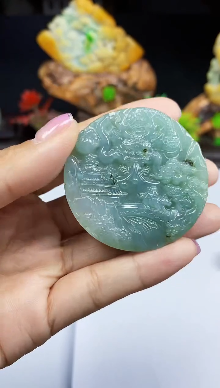 【闪购商品】翡翠颈饰未镶嵌翡翠A货