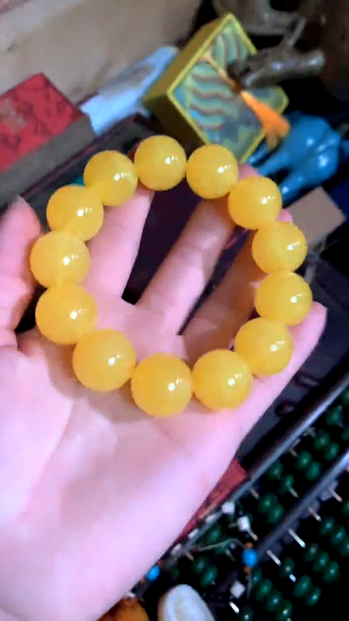 【闪购商品】蜜蜡手串未镶嵌德诚精品专属摆件