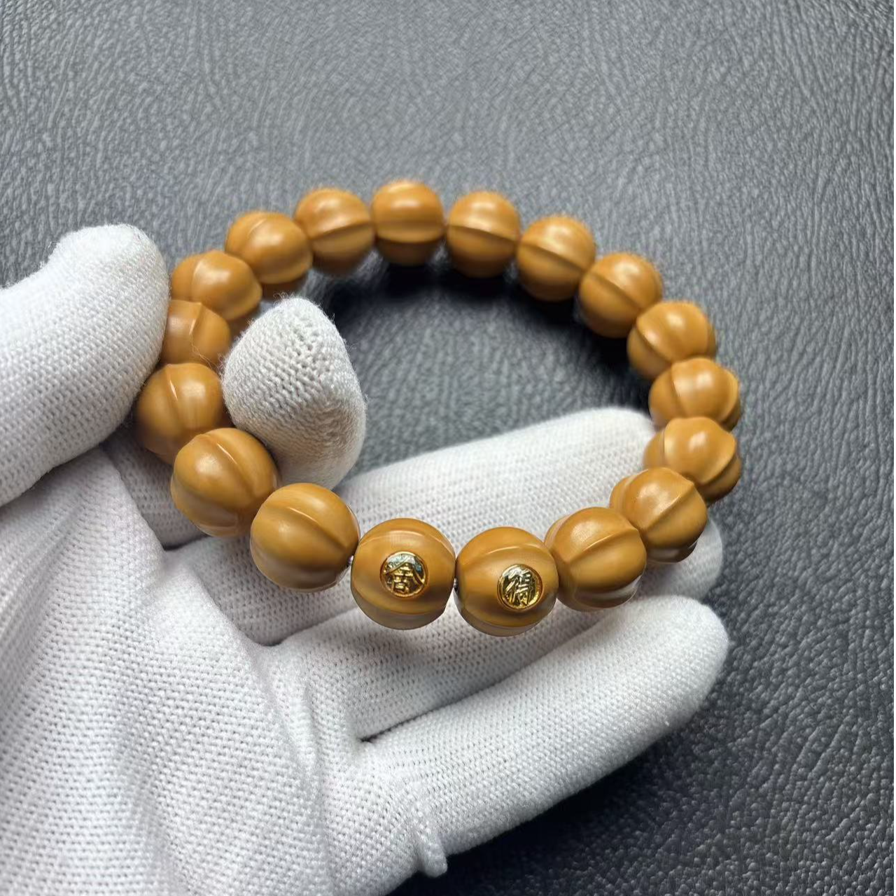 扶摇出品 全品四花龙岩鲨鱼背舍得双标高品质毕业级猴头文玩手串