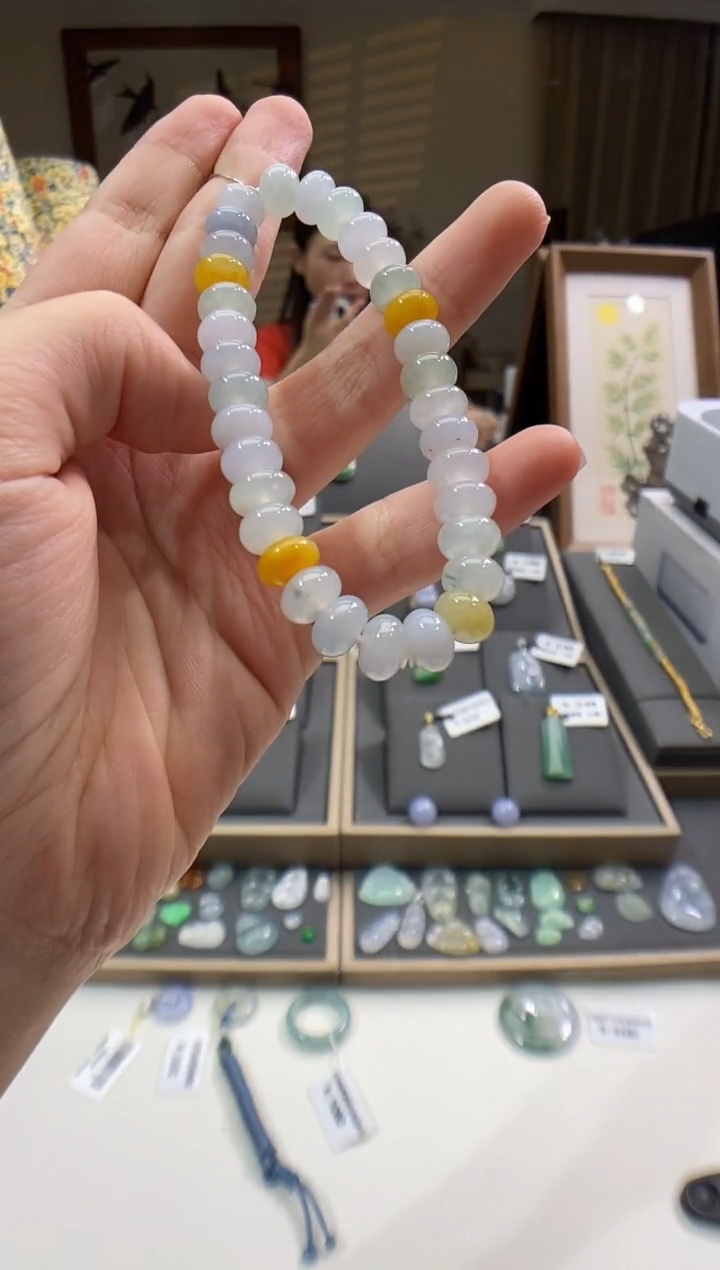 未镶嵌手串翡翠手串